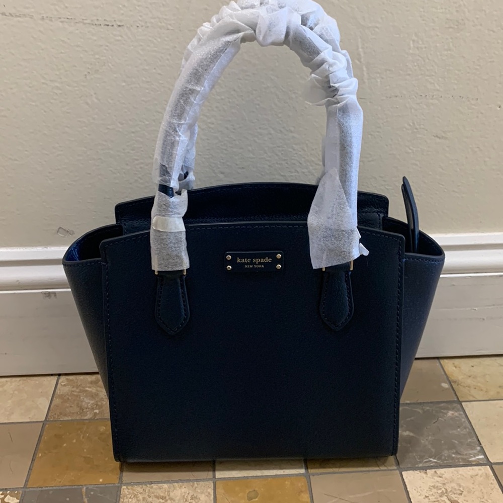 Kate spade purse dark blue and new